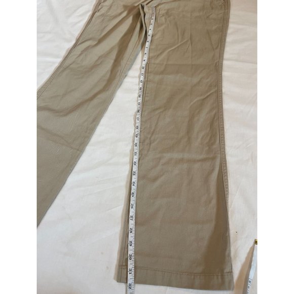 NWT Old Navy Women Chino Pant V/306028 the Flirt Flare Leg Stretch Khaki Size 4 - Picture 5 of 9